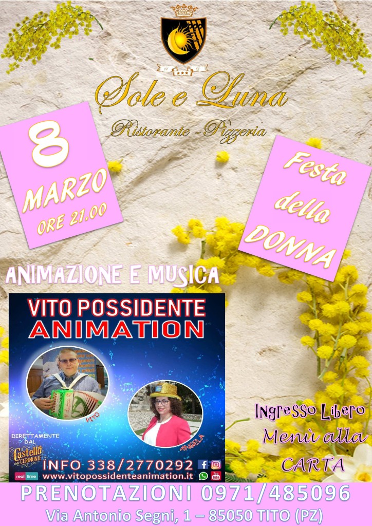 Festa della DONNA 8 03 2020